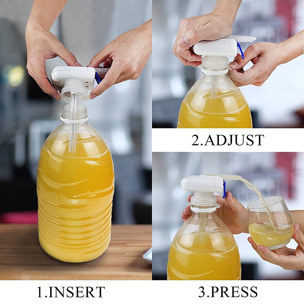 Dispensador automático de bebidas, puede evitar que el zumo de leche y la cerveza se desborde, 2 uds.