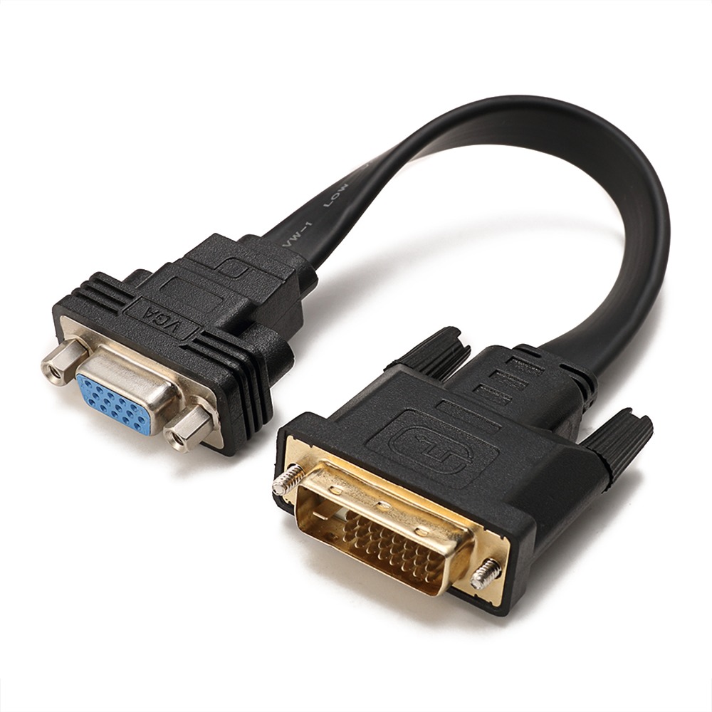 Dvi d vga kabel Actieve DVI-D naar VGA kabel Adapter Man-vrouw dvi vga converter