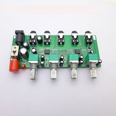 Two-channel Audio, Four Inputs and One Output, Four Inputs, One Output, Multi-channel Music Mixing, Earphone Amplifier, Mixer: circuit board