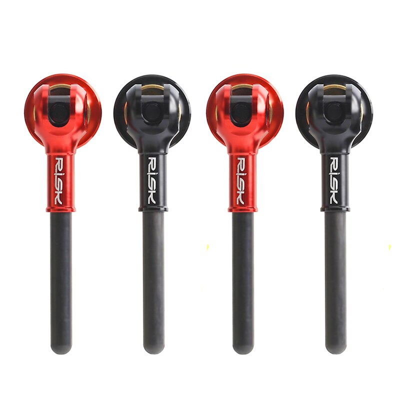 RISK Titanium Carbon Fiber Handle Skewers Only 40g Bicycle QR Skewer Lever 100/135mm For MTB Road Bike Wheel Hub Quick Skewers