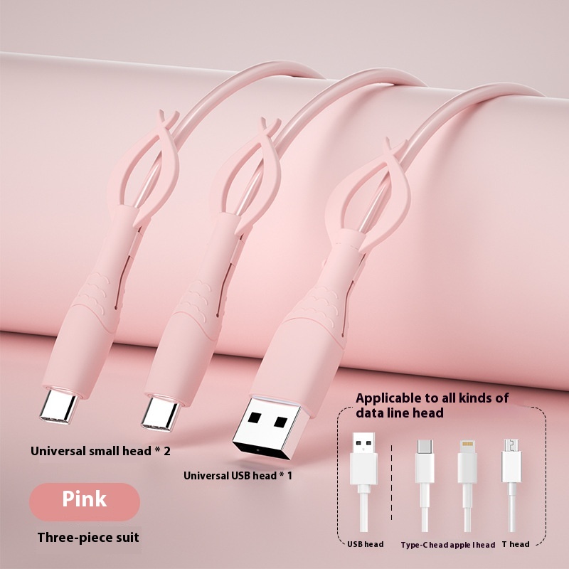 2in1 Silicone Cable Protector for Android/iPhone Anti-Snap Charger Cord Guard /w Reinforced Connector & Tangle-Free Organizer: Orange