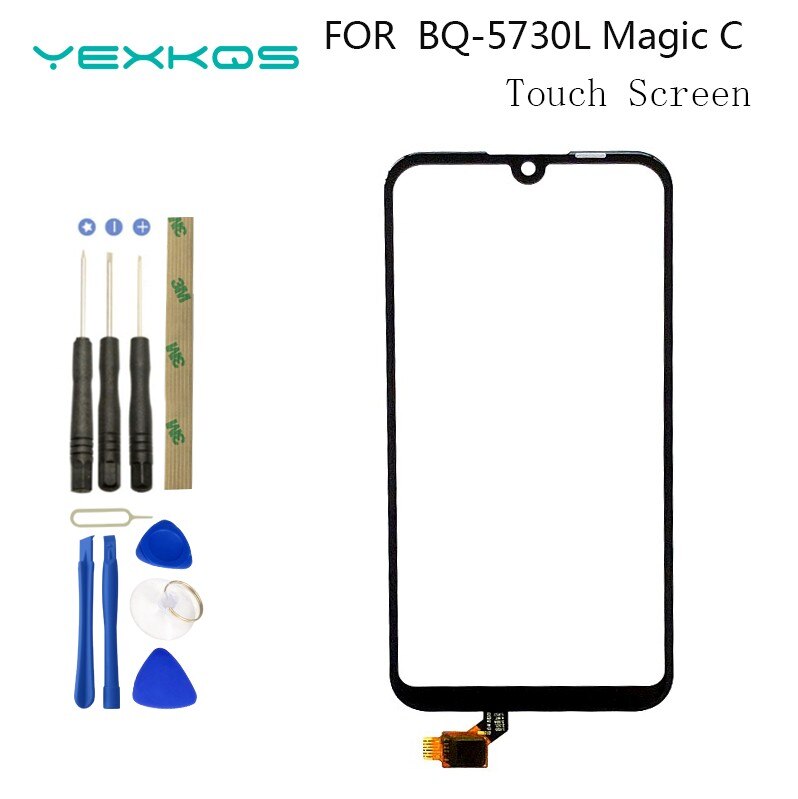 Originele 5.71 &quot;Voor Bq BQ-5730L Magic C BQ-5730L Bq 5730L Touch Screen Digitizer Glas Vervanging + Gereedschap