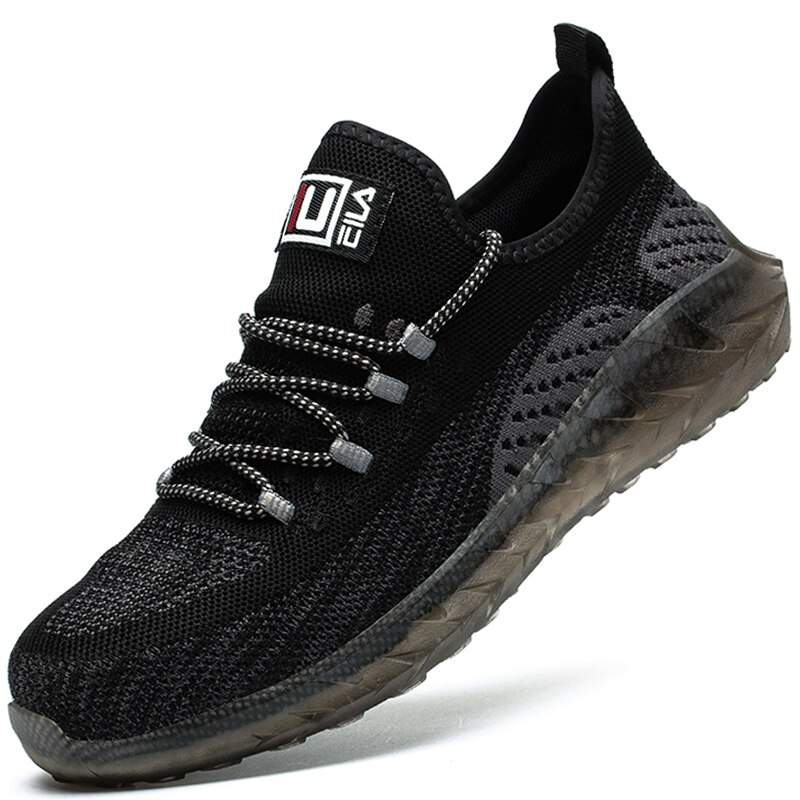Scarpe Antinfortunistiche Da Uomo Con Puntale In Acciaio E Soletta Kevlar - Traspiranti E Antiscivolo Per Lavori Edili - 3