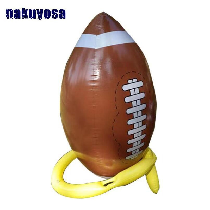100*50CM Inflatable ball large football Parent-child outdoor Beach Sports ball simulation decoration Prop Beach volleyball Rugby