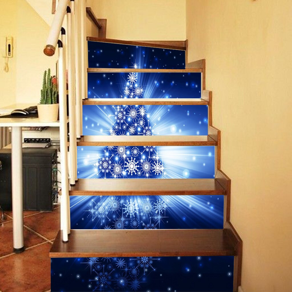 Stair Stickers Furniture Decoration Stair Stickers Christmas Stair Stickers Home decor sticker Stair Stickers: Purple 