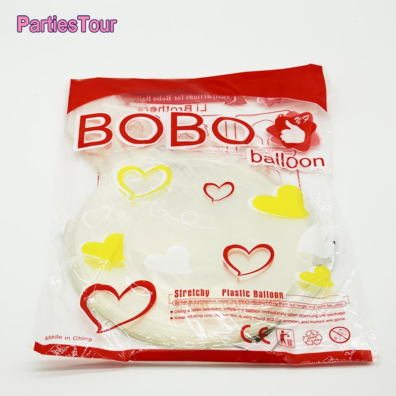 50pcs Clear Bobo Balloon 8/10/12/16/18/20/24/36'' Transparent Bubble Balloon for Birthday Wedding Birthday Christmas Decor Globo: ordinary bobo / 10inch