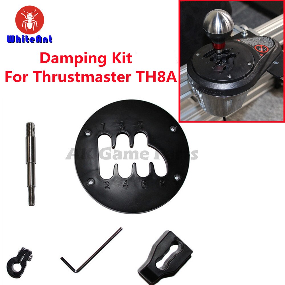 Modified Damping Shifter For Thrustmaster TH8A Gear Accessories Short Throw/Short Shifter Mid Plate 6-Speed Cover Upgrade Kit