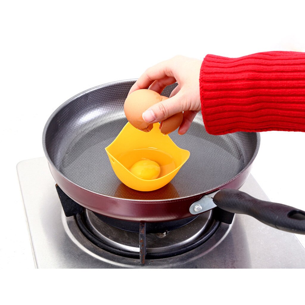 Silicone Egg Poacher Cook Poach Pods Poached Baking Cup Kitchen Cookware #NN0215