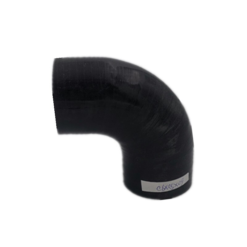 Schwarz Silikon 90 Grad Ellenbogen Reduzieren Schlauch 51mm bis 57mm/60mm/63mm/70mm/76mm/80mm/83mm/89mm