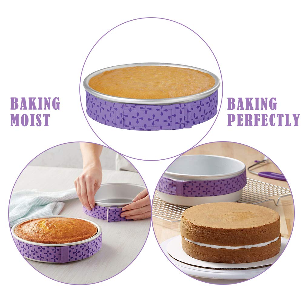 2pcs Bake Even Strip Cake Pan Dampen Strips Belt P... – Grandado