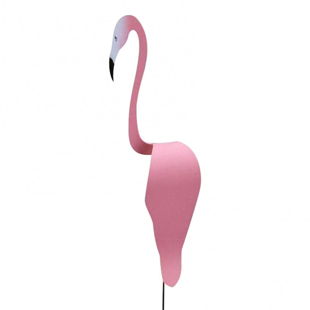 80% Swirl Vogel Flamingo Swan Grillige Dynamische Vogel Lichte Swing Wind Tuin Decor Dynamische Swing Langs Met Wind Creatieve: Roze
