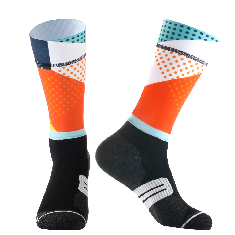 Calcetines antideslizantes de compresión para hombre, medias Aero de equipo para bicicleta de carretera, deportes al aire libre, sin costuras,: 07