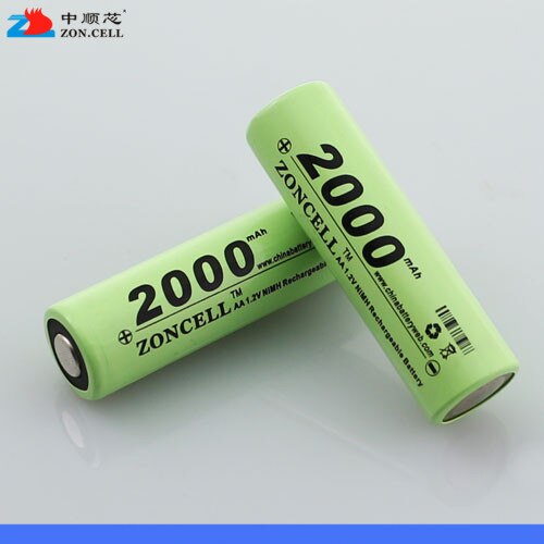 In de core 2000 mah 1.2 v ni mh oplaadbare batterij 5 aa platte digitale batterij care producten oplaadbare ion mobiele