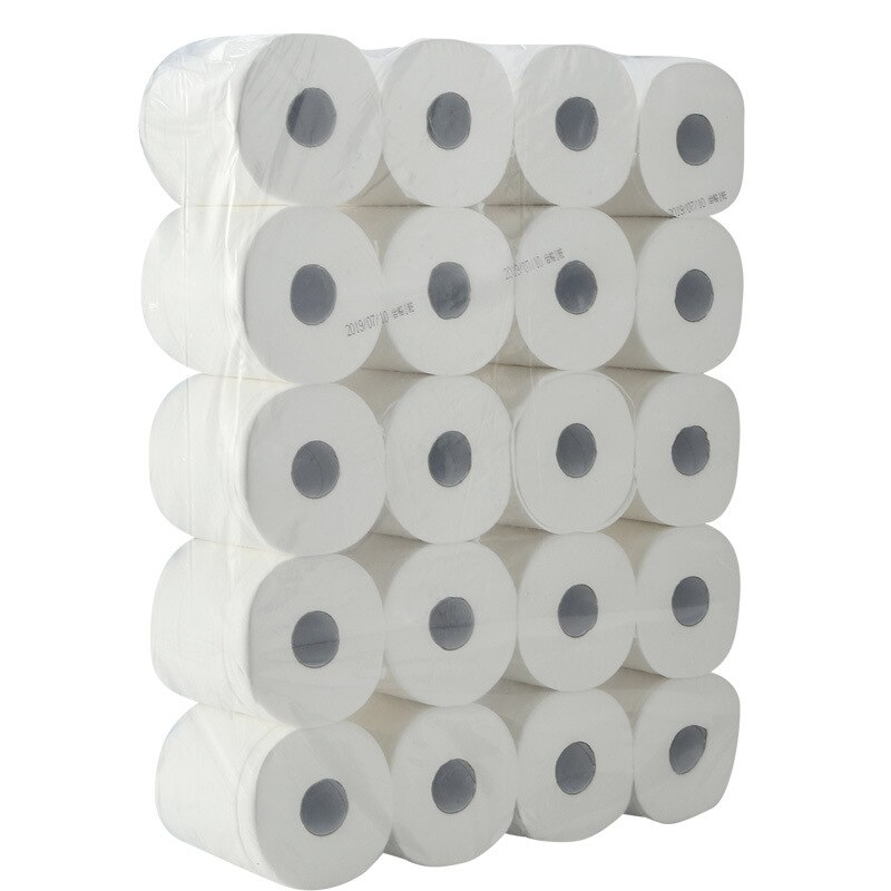 10 rolls 3 Ply Toilet Tissue Soft Paper Home Washroom Roll Paper For Household Bathroom Sanitary Supplies