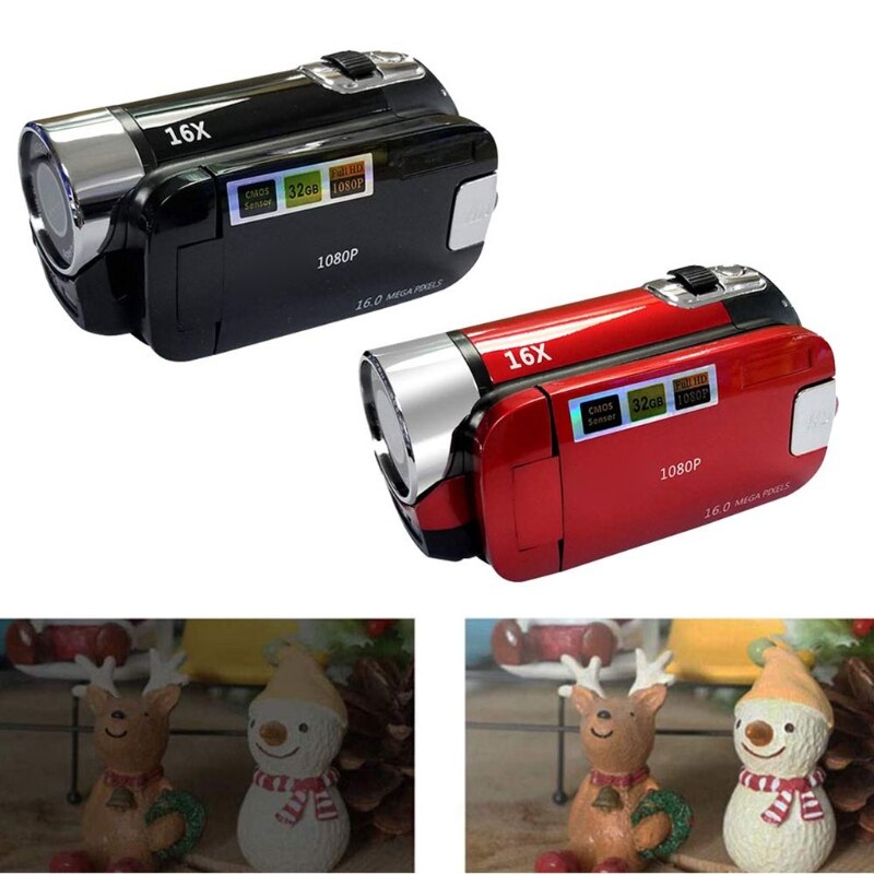 1080P Camcorder Digital Video Camera / 2.7" TFT LCD Flip Screen/ 270 Degree Rotatable Camcorder for Kids/Children/Beginners/Elde