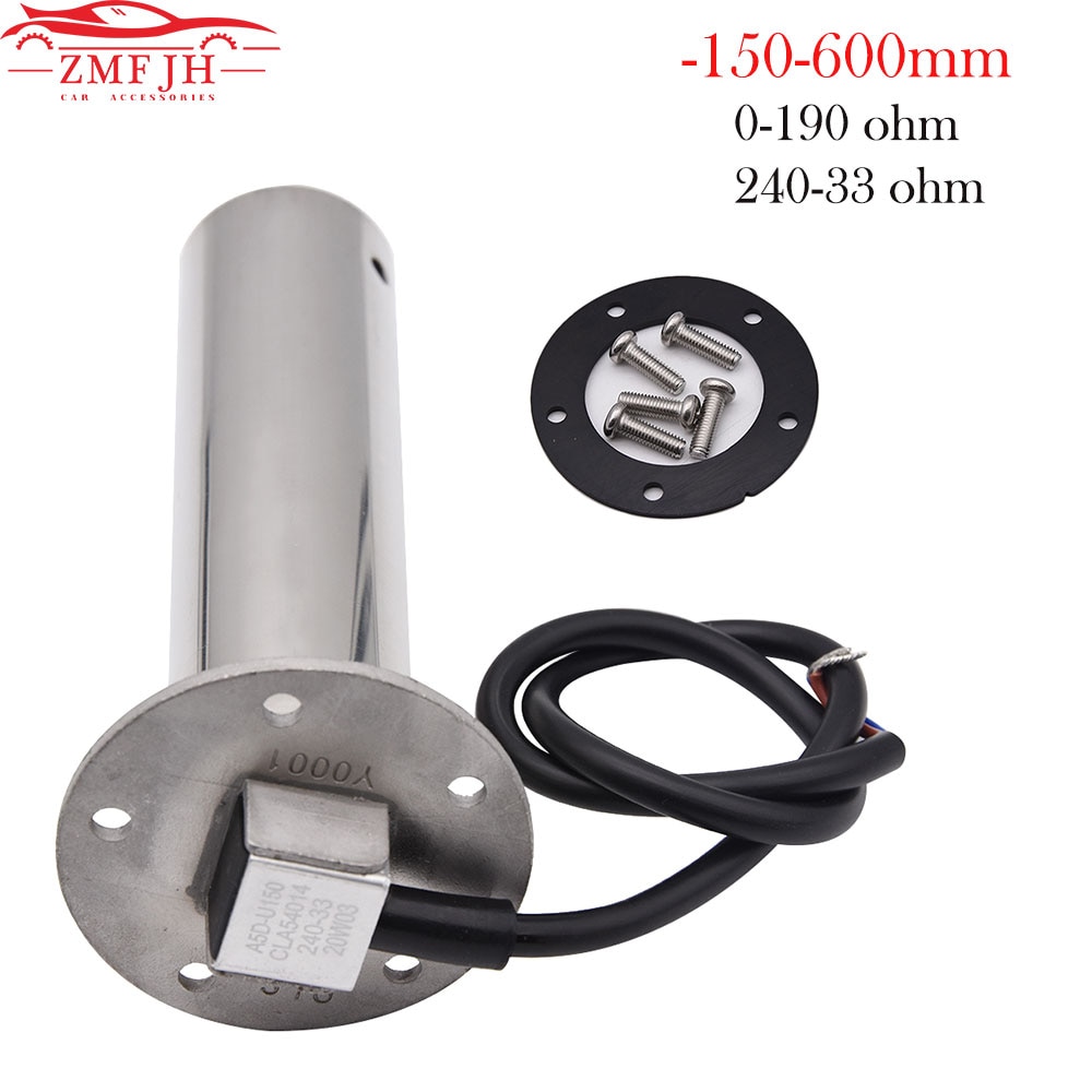 Riolering Niveau Sensor 150-600Mm Boot Water Sender Unit Water Niveau Riolering Sensor Voor Marine Boot Tank Niveau gauge 0-190/240-33 Ohm