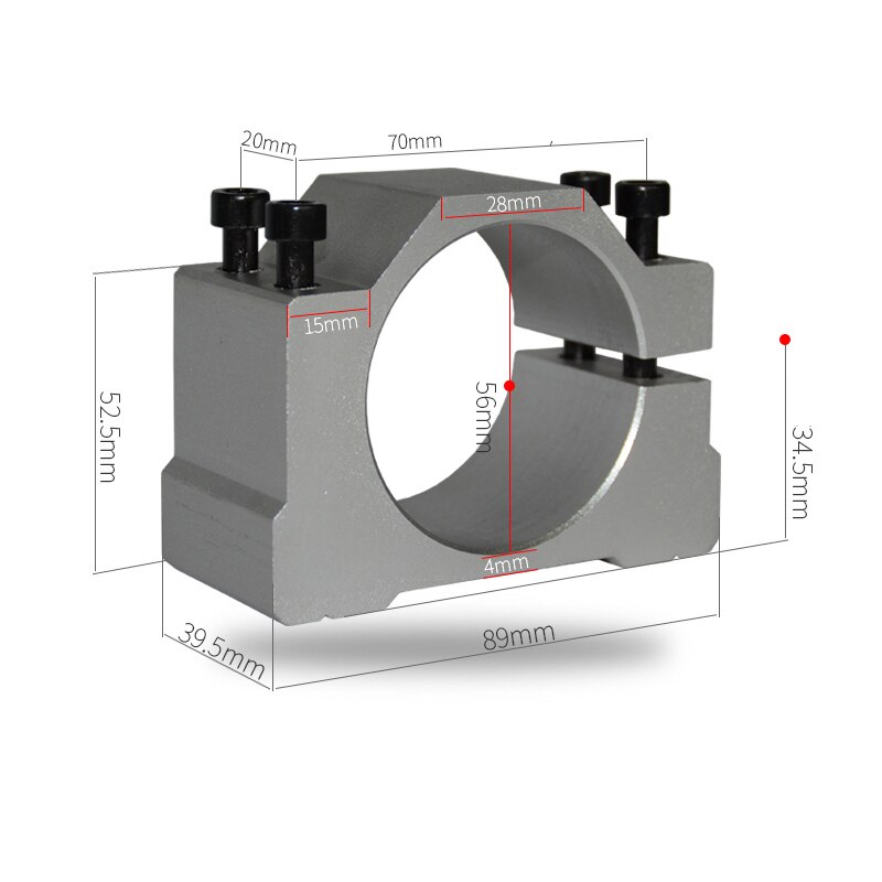 Spindle Motor Clamp Mounting Bracket Clamp For CNC Spindle Router Tools Milling Engraver Machine: 56mm