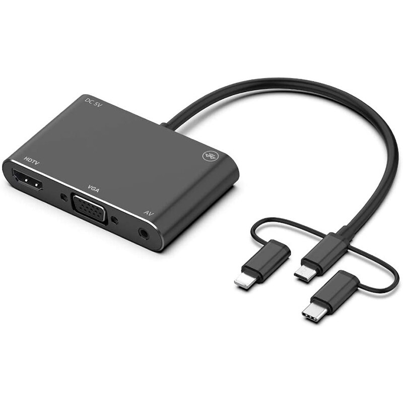 OPQHDMI VGA AV Adapter Converter,USBC USB to HDM... Grandado