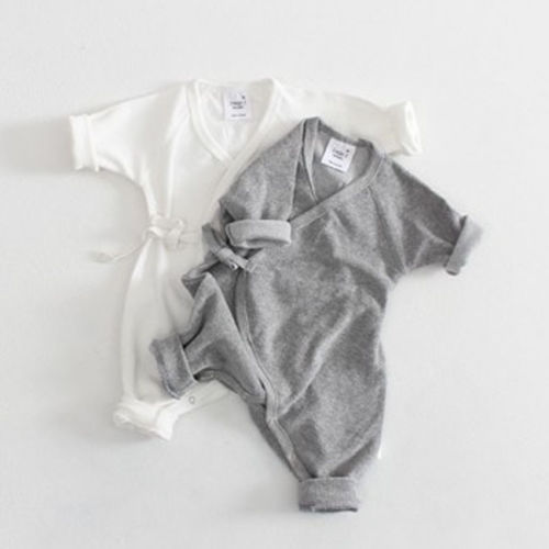 Newborn baby bomuld unisex romper nyfødt børn baby dreng piger spædbarn rompers jumpsuit tøj