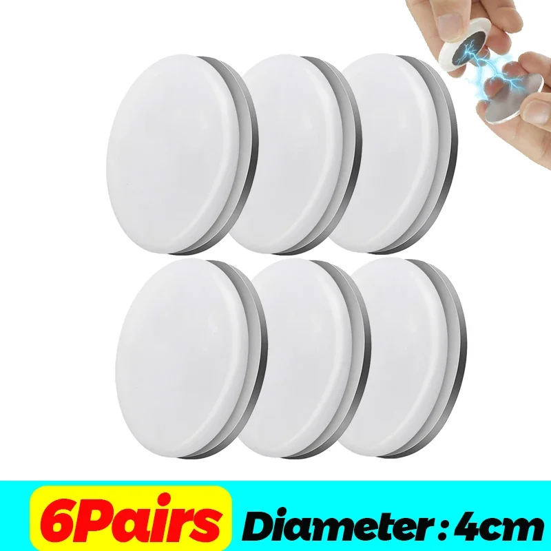 1/10 pares de pesas magnéticas para cortina, reutilizables, fuertes, magnéticos, impermeables, imán para cortina de ducha, pesas para cortinas, suministros para el hogar: Verde