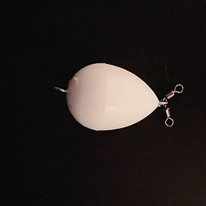 NEWS 5pcs egg float upward White bobber float fishing floatHelp Thrower Long-distance Casting Bait