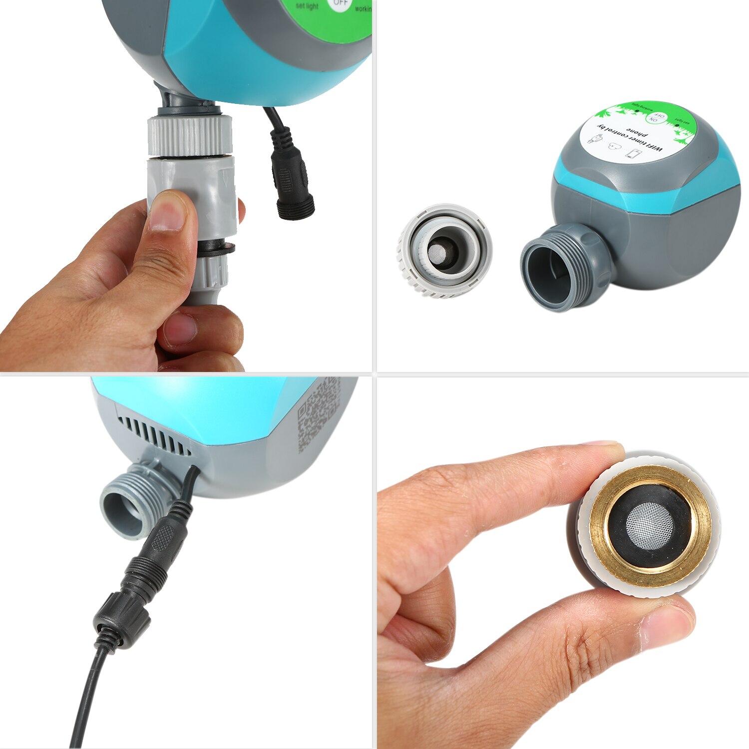 Smart WiFi Irrigation Water Timer Controller Mobile Phone Remote Access Automatic Watering Timer Wireless Garden Programmable