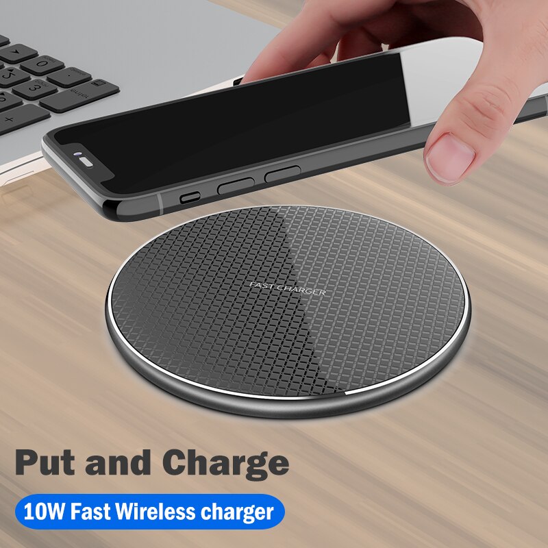 10W Fast Qi Wireless Charger for Ulefone Power 5 5S Armor 10 11 12 13 14 5 5S 6 6S 6E 7 7E X Rugged Phone Wireless Charging Pad