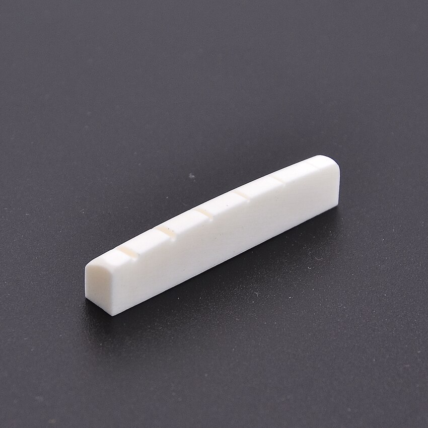 1pc 6 String Guitar Bone Nut and Bridge Saddle Made of Real Bone for acoustic/ electric guitar parts and accessories