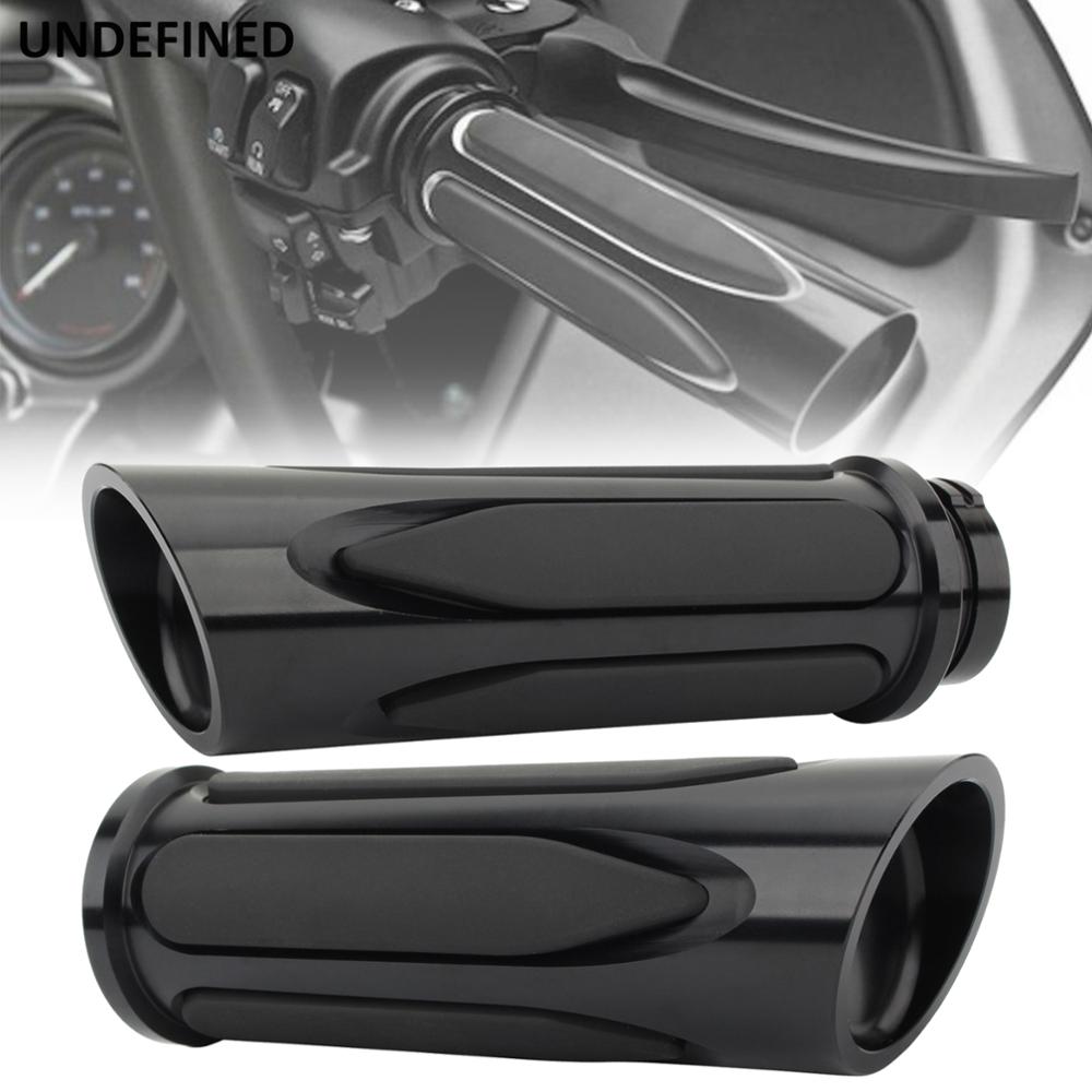 25mm Motorcycle Hand Grip Cover CNC Handlebar Grip... Grandado