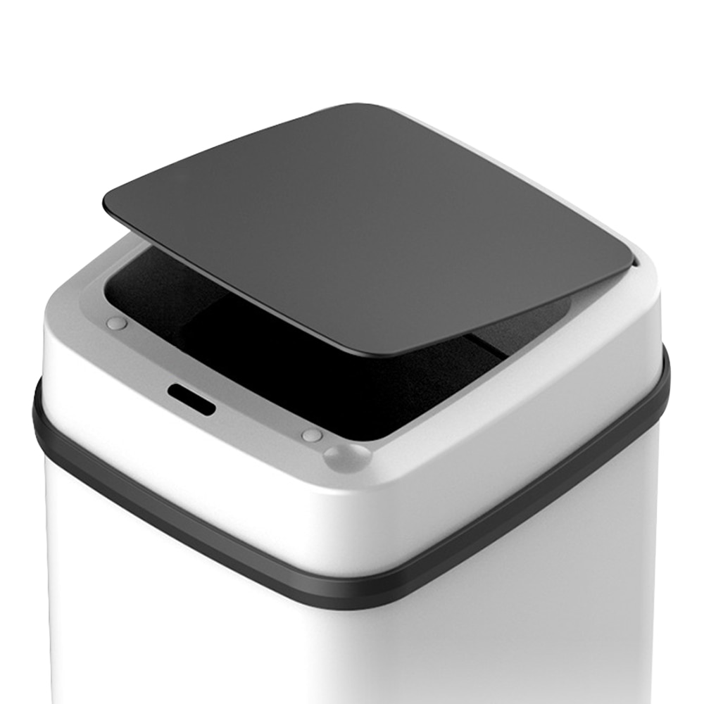 10l sensor inteligente automático inteligente lata de lixo tampa dustbin detector de movimento cozinha quarto de poupança de energia sem ruído lixo bin