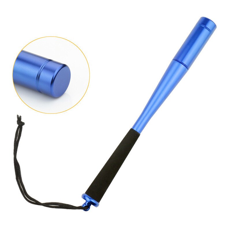 Aluminum alloy Fly Fishing Priest Knock Stun Fish sticks 25.5cm EVA Handle: Blue