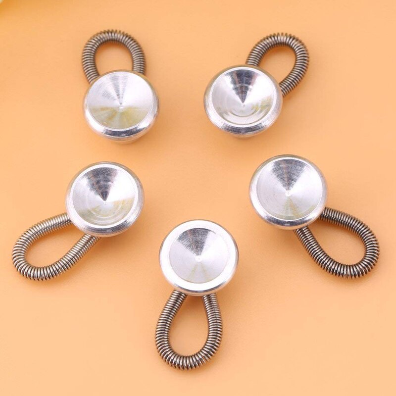 1 pc/6 pcs Mannen/Vrouwen Jeans Broek Fix Expanders Taille Stretch Kraag Hals Extender Metalen Knop lock Verlengen Gesp