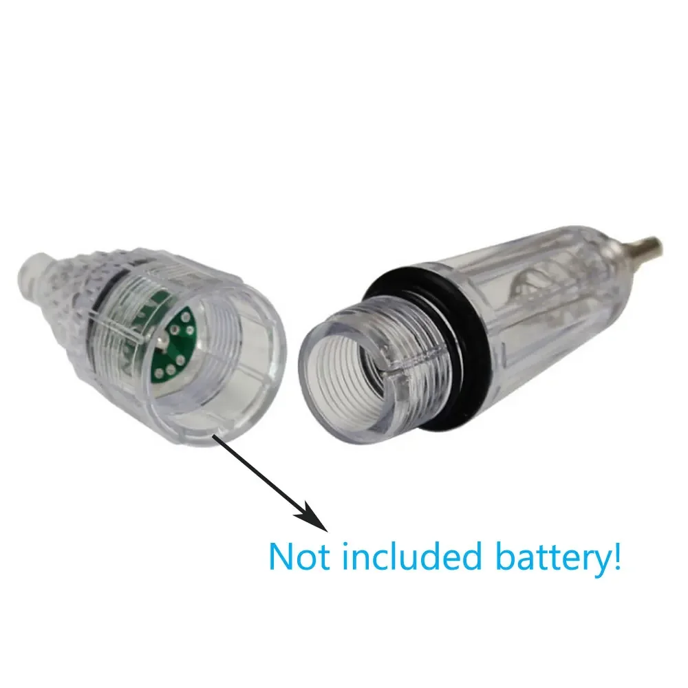 Onderwater LED Lokken Licht 12/17 cm Waterdicht Vissen Licht Kleurrijke Flash LED Aas Lamp Vissen Gereedschap, zonder Batterij
