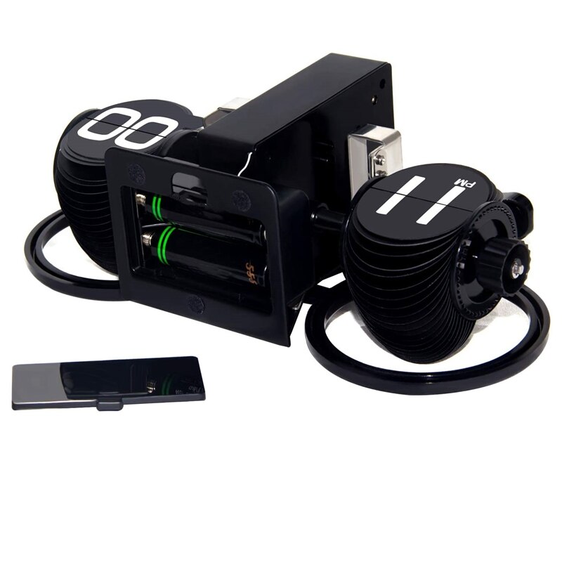 Flip Clock Retro Style Bicycle Shaped Flip Clock Classic Mechanical Desktop Clock, Digital Display for Office Decoration