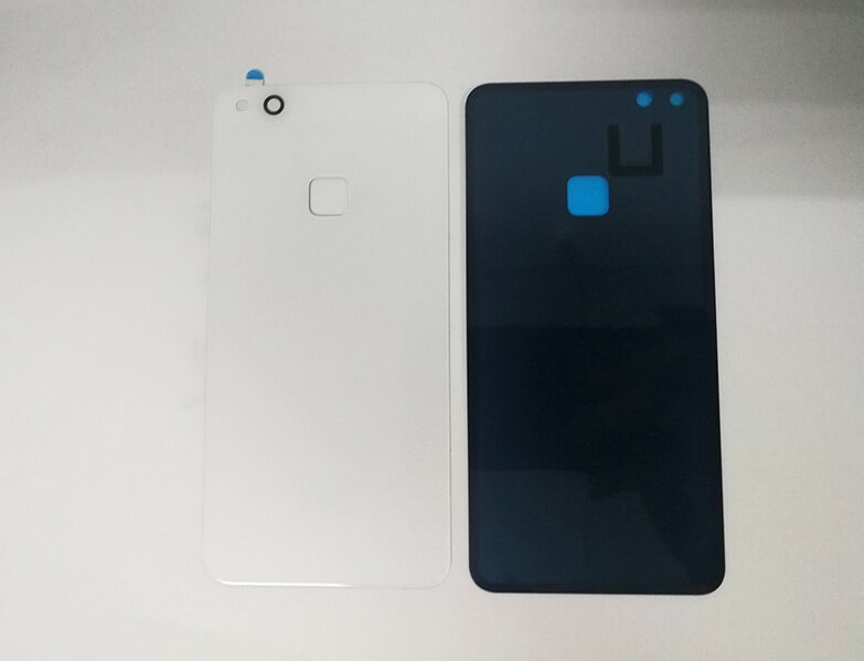 Q & y qyjoy batteri bakomslag för huawei  p10 lite dörrfodral för byte av huawei  p10 lite hus + bakre kamera glaslinsfodral