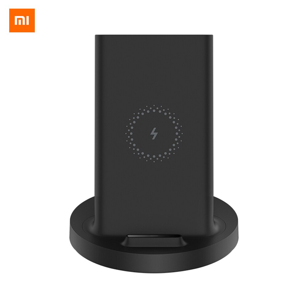 Xiaomi-cargador inalámbrico Vertical, carga máxima de 20W, Qi, Compatible con múltiples soportes de seguridad horizontales para Mi 9 (20W) MIX 2S: Default Title