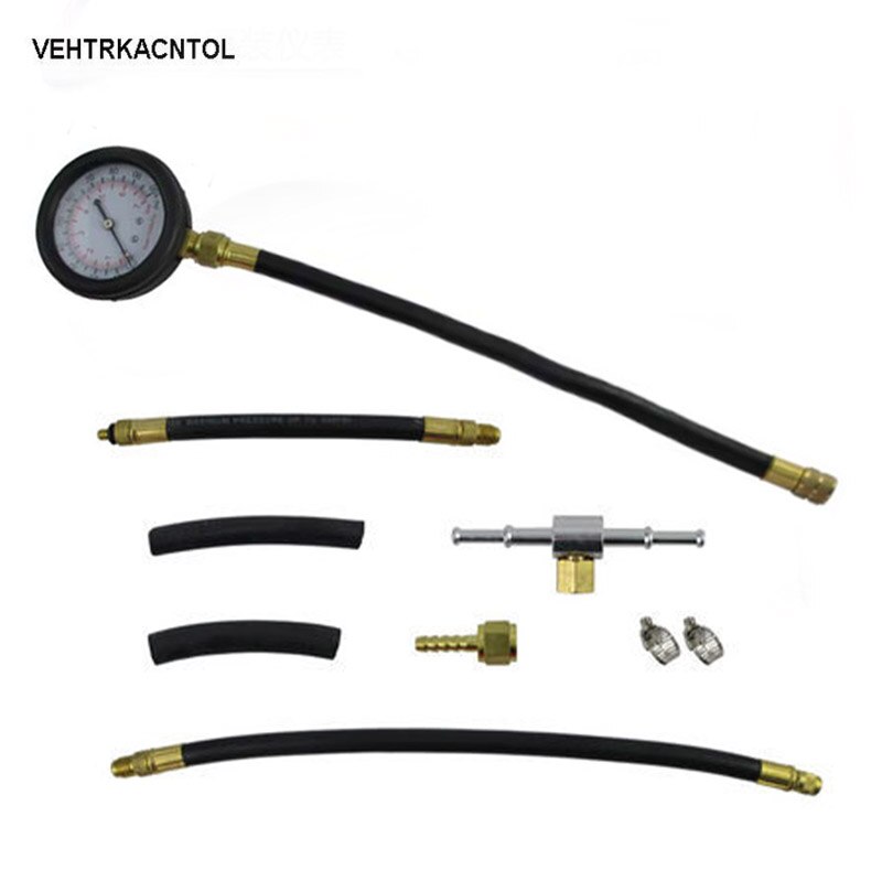 VEHTRKACNTOL-cilindro de gasolina para coche, medidor de presión de inyección, Kit de prueba