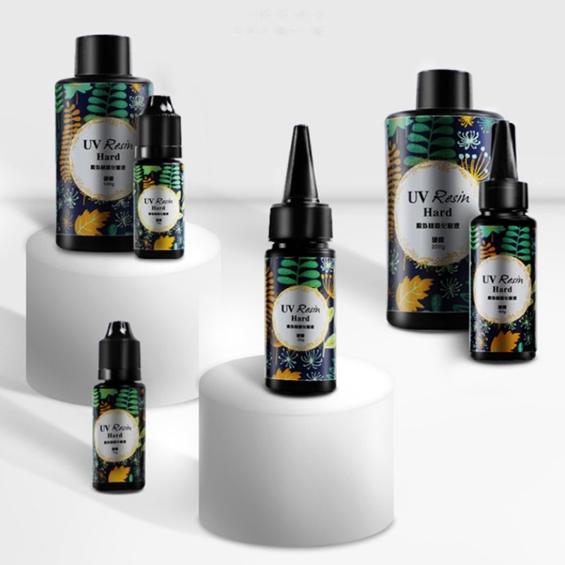 10-100g żywica UV krystalicznie czyste twardy żywica formy klej ultrafioletowe utwardzana żywica światło słoneczne aktywowane biżuteria z żywicy zrobienie rzemieślnictwo