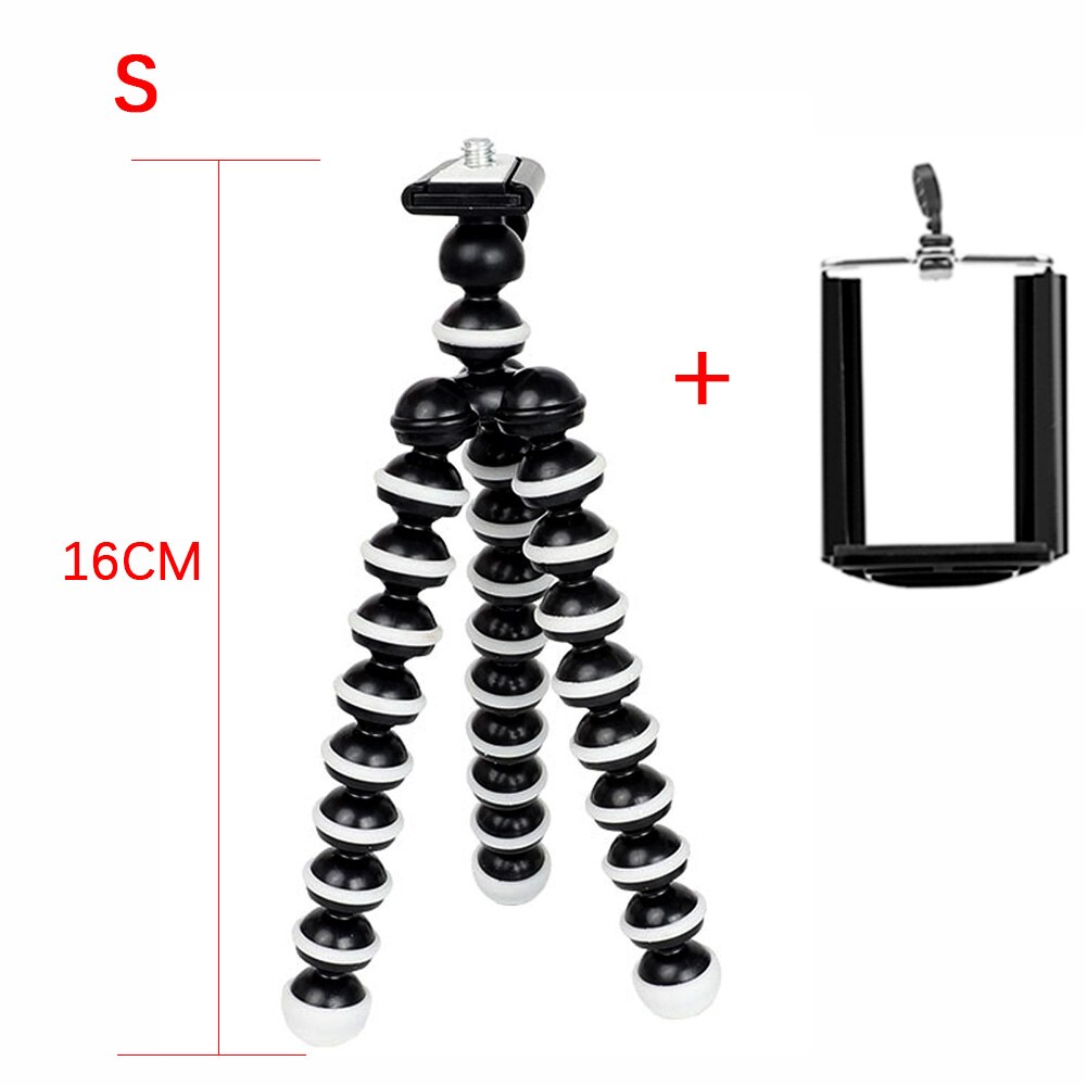 Octopus joustava kolmijalka gorillapod puhelimeen puhelin matkapuhelin älypuhelin dslr kamera pöytäpöytä mini jalusta klipsillä: Klipsi n kolmijalkaa