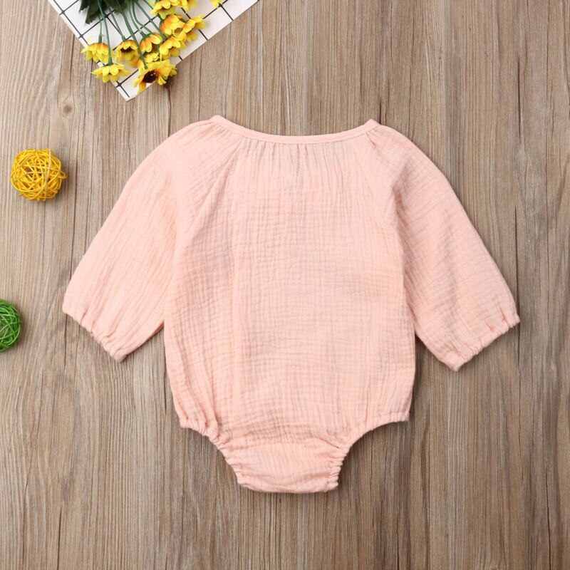 PUDCOCO – vêtements pour -né fille et garçon, barboteuse à manches longues, combinaison de soutien-gorge,