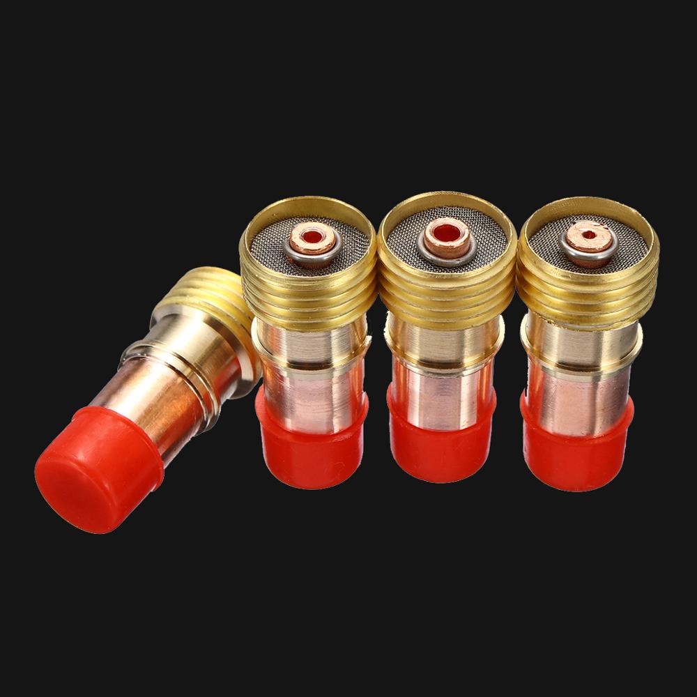 Tig Welding Torch accessories For WP-17/18/26 Tig collet body gas lense SR17 SR18 SR26 back cap welding kit alumina cup nozzle