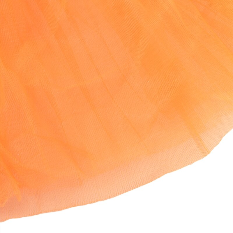 girls Modern ballet dress Fairy tutu skirt orange