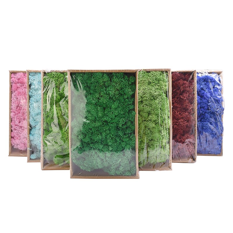 40g kunstig grønn plante mose diy bakgrunn vegg hage hjemmedekorasjon mini mikro landskap tilbehør