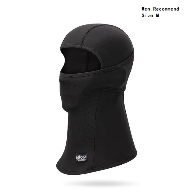 COPOZZ Lente Fietsen Hoofddeksels Anti-zweet Ademende Cap Gezichtsmasker Sport Sjaal: WHITE