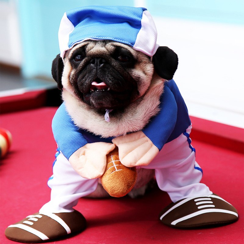 Funny Dog Clothes Pirate Suit Clothes for Dog Costume Clothing Corsair Halloween Pet Clothes Dressing Up Dog Party Costume Suit