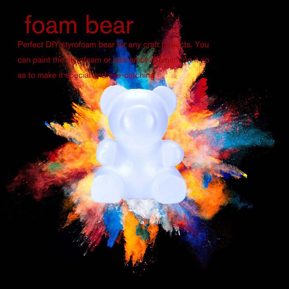 DIY abrazo de burbuja oso modelo de jabón flor Clavel oso Rosa modelo molde de personalidad oso modelo