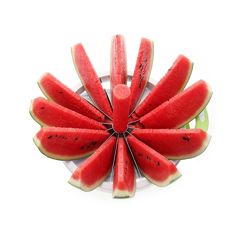 Grote Maat Watermeloen Slicer Bloem Windmolen Vormige Meloen Mes Cantaloupe Divider Cutter Keuken Fruit Gadgets