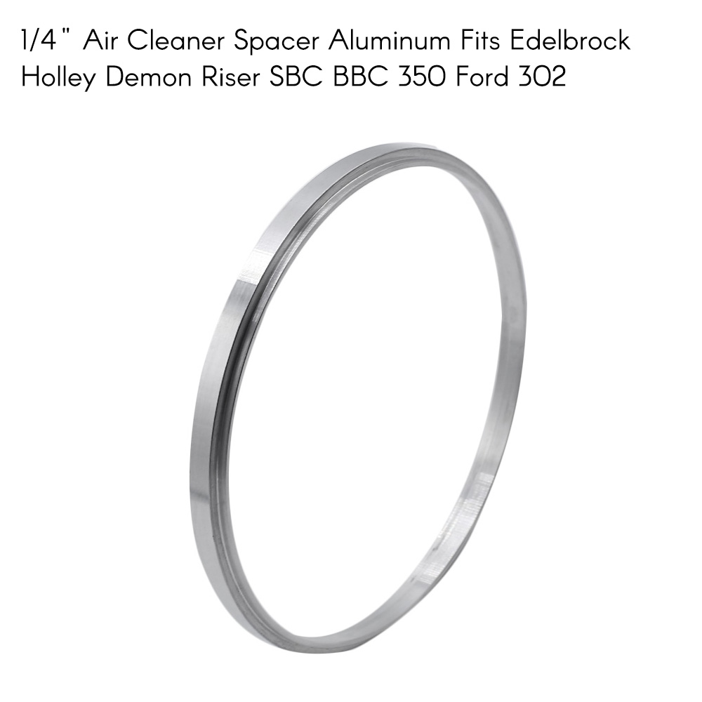 thumbnail image 2 of 1 Inch Air Cleaner Spacer For Edelbrock & Holley – Fits SBC, BBC 350 & Ford 302 2 of 6