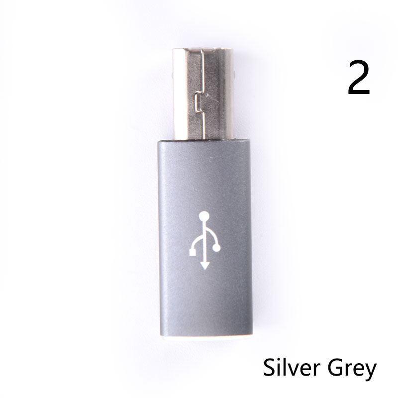 USB Typ C Frau Zu USB B Männlich Adapter Elektronische Trommel Drucker Klavier C Weibliche Zu Midi- Adapter Schnittstelle Adapter gerade Ellenbogen: XI3C0571-N2
