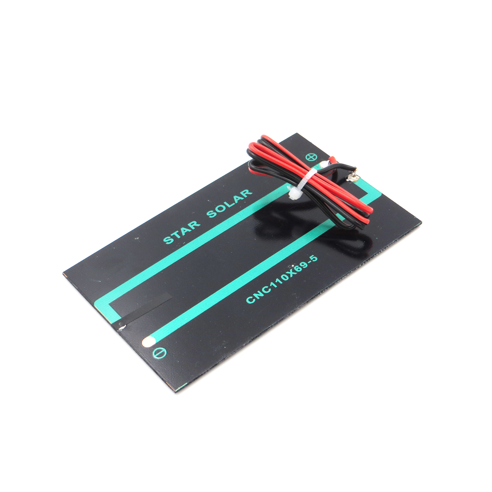 1pc x 5V 250mA with 30cm extend wire Solar Panel Polycrystalline Silicon DIY Battery Charger Small Mini Solar Cell cable toy